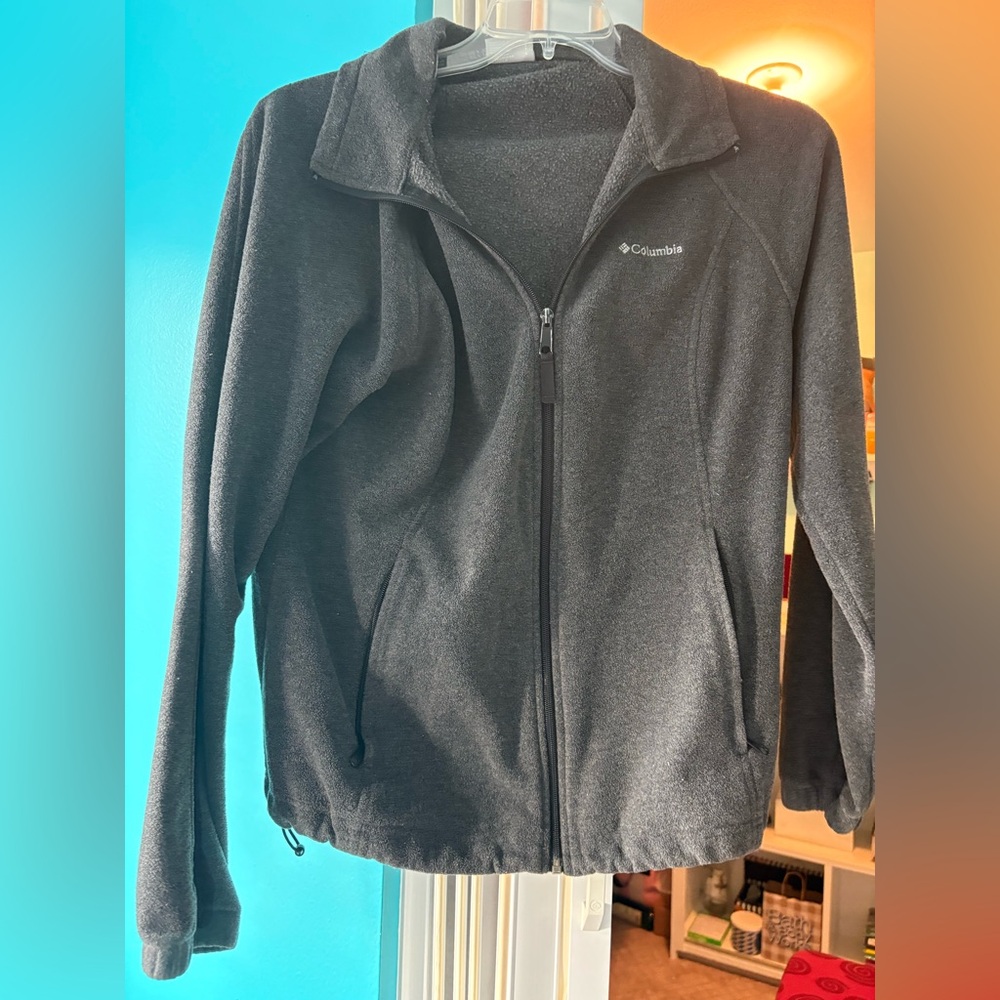 Columbia Black Full-Zip Fleece Jacket